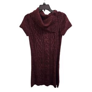 Very Good M Burgundy Falls Creek Sweater Dress